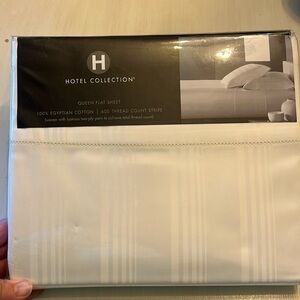 Hotel Collection Ecru Queen Flat Sheet